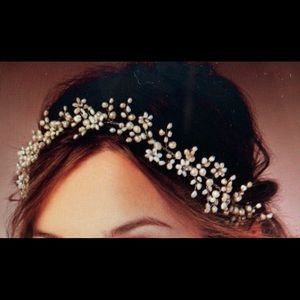 BHLDN pearly dreams halo headpiece